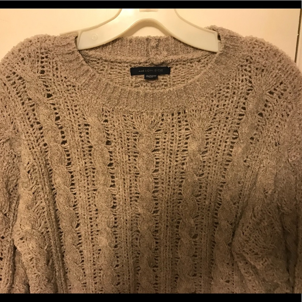 AE Super Soft Loose Knit Sweater Blouse
